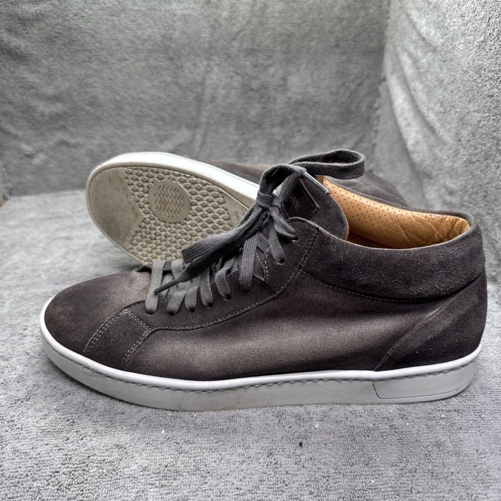 Magnanni Mens Shoes Mens 41 / US 8 Brown Costa Mid Top Sneaker Spain Lace Up